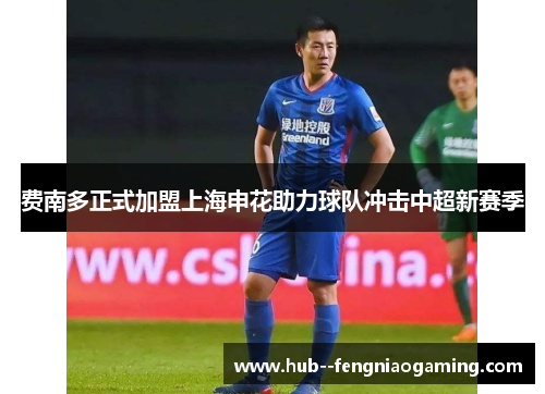 费南多正式加盟上海申花助力球队冲击中超新赛季