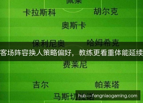 客场阵容换人策略偏好,教练更看重体能延续 客场阵容换人策略偏好,教练更看重体能延续